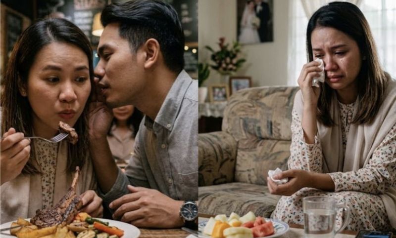 Pesan Kambing Saat Makan Bareng Mertua, Wanita Ini Dimarahi Suami