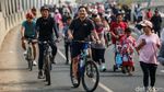 Antusiasme Warga Tak Surut, CFD Bekasi Dipadati Pesepeda hingga Pelari