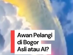  Video Awan Pelangi di Langit Bogor, Asli atau AI?