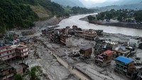 Analisis Data 2.500 Bangunan Hancur Imbas Banjir Bandang di Lembah Nepal