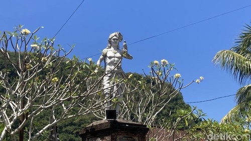 Foto: Monumen mepikat di Desa Pikat, Kecamatan Dawan, Klungkung, Bali, Minggu (30/8/2026). (Fatih Kudus Jaelani/detikBali).