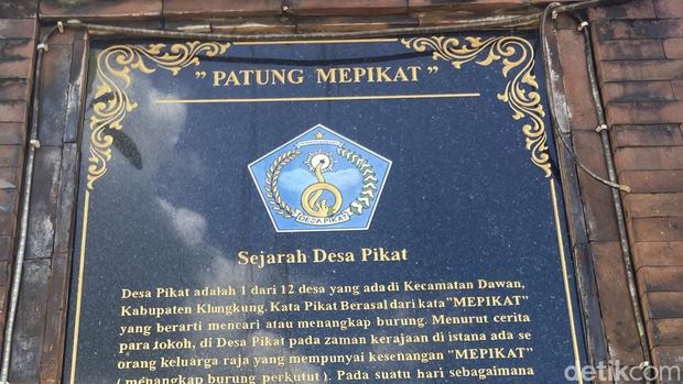 Desa Pikat Monumen mepikat di Desa Pikat, Kecamatan Dawan, Klungkung, Bali, Minggu (30/8/2026).