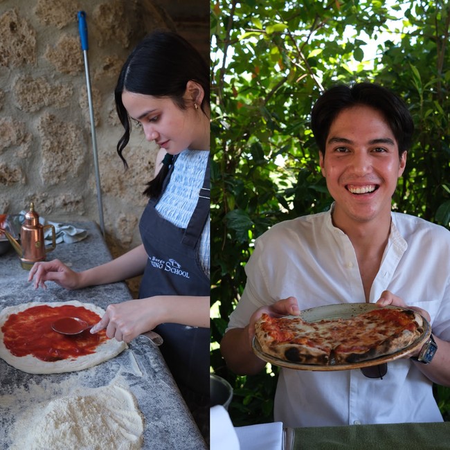 Serunya Honeymoon El Rumi dan Syifa Hadju, Bikin Pizza Bareng di Italia