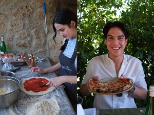 Serunya Honeymoon El Rumi dan Syifa Hadju, Bikin Pizza Bareng di Italia