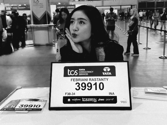 Febby Rastanty ikut Sydney Marathon 2026