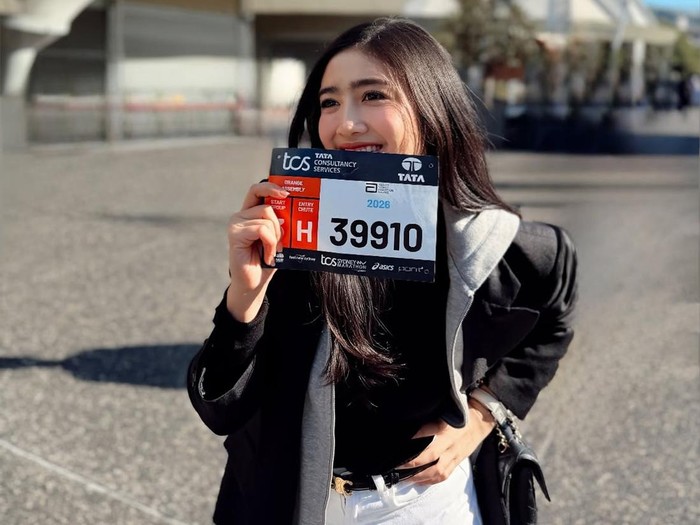 Febby Rastanty ikut Sydney Marathon 2026