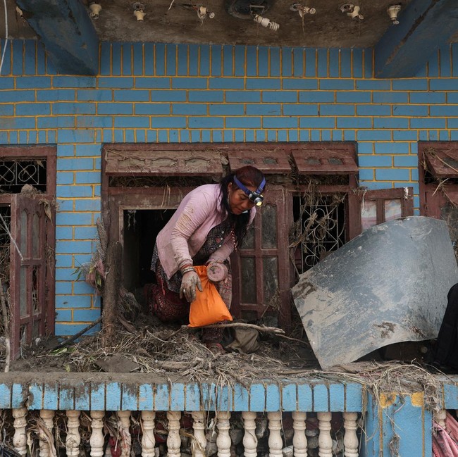 Korban Banjir Nepal-Tibet Tembus 691 Jiwa, Hampir 3.000 Orang Masih Hilang