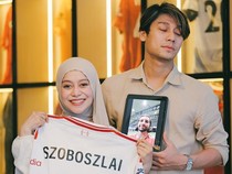 Lesti Kejora Happy Banget Dapat Jersey Liverpool-Ucapan dari Szoboszlai