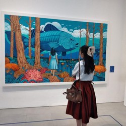 Ada Pesan Lingkungan di Pameran Seni Ke-2 SBY Art Community