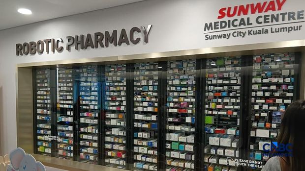 Robotic Pharmacy di Sunway Medical Centre Sunway City, Kuala Lumpur, Malaysia.