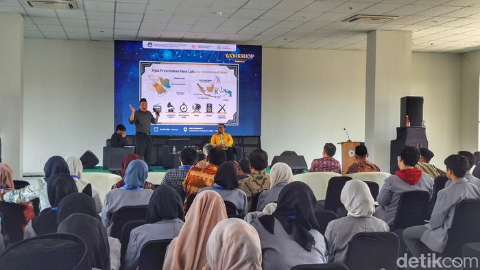Sejumlah mahasiswa Universitas Persatuan Islam (UNIPI) saat kegiatan Workshop di Kampus UNIPI,