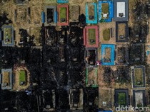 TPU Mangunjaya Bekasi Terbakar! Nisan Hangus, Warga Kesulitan Cari Makam Keluarga