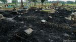 TPU Mangunjaya Bekasi Terbakar! Nisan Hangus, Warga Kesulitan Cari Makam Keluarga