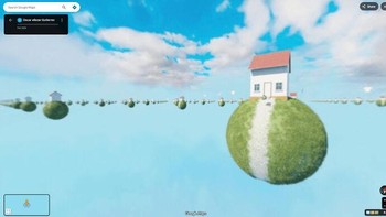 Pernah lihat gambar ini saat menjelajah Google? Gambar ini menunjukkan panorama 360 derajat khusus yang diunggah oleh pengguna ke Google Maps, sering disebut sebagai skyroom. Biasa ditempatkan pada koordinat yang jauh, sulit dijangkau, atau tidak biasa (seperti di tengah lautan atau langit kosong) dan bukan pada citra resmi Google Street View. Foto: RockYourWorld31 via Bored Panda