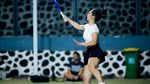 Momen Perdana Anindita Hidayat Main Tenis