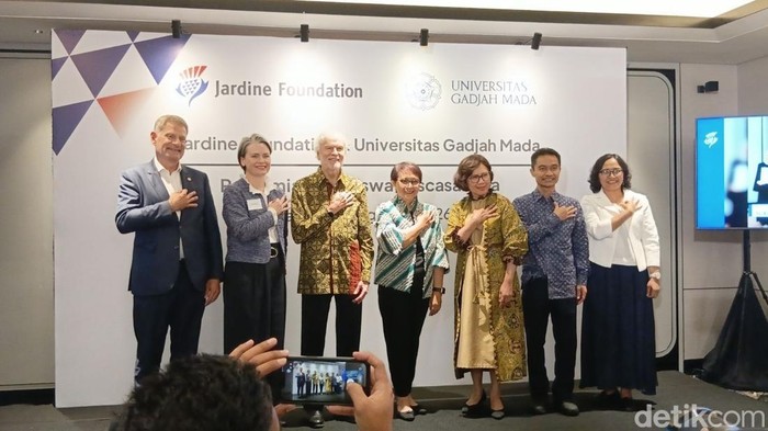 Peresmian Beasiswa Jardine-UGM di Jakarta, Senin (31/8/2026).