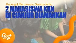 Video: Kepergok Bermesraan Sesama Jenis, 2 Mahasiswa KKN di Cianjur Diamankan 