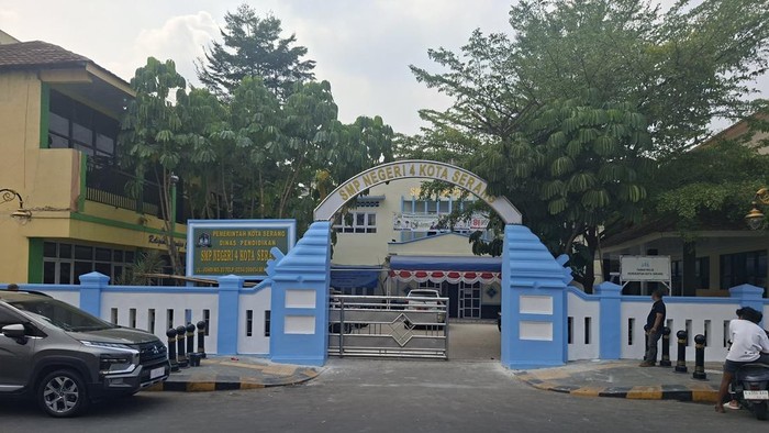 Gedung SMPN 4 Kota Serang (Arief/detikcom)
