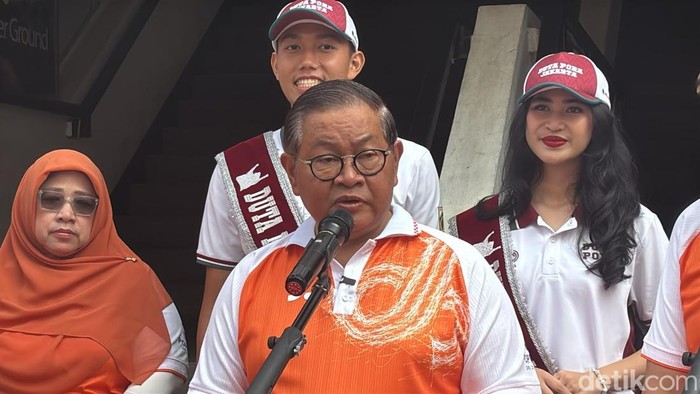 Gubernur DKI Pramono Anung menegaskan tidak ada upaya mematikan CCTV milik Pemprov DKI saat aksi penyampaian pendapat yang berlangsung beberapa waktu lalu. (Belia/detikcom)