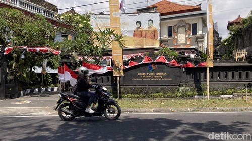 Kantor Badan Pusat Statistik (BPS) Klungkung, di Klungkung, Bali, Senin (31/8/2026).