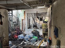 Kebakaran di Gambir Jakpus Hanguskan Sejumlah Rumah dan Gedung Kosong