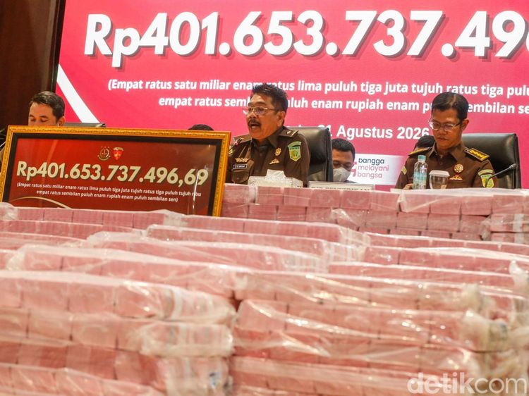 Kejagung Pamer Tumpukan Uang Rp401 Miliar, Barang Bukti Kasus Nikel PT CNI