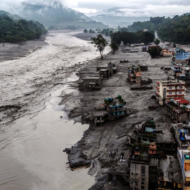Korban Banjir Nepal Tembus 781 Jiwa, Ribuan Orang Masih Hilang