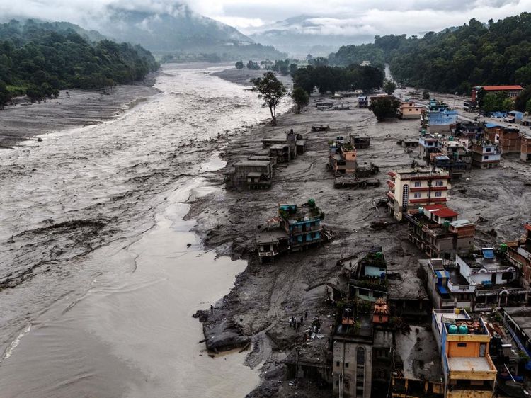 Korban Banjir Nepal Tembus 781 Jiwa, Ribuan Orang Masih Hilang