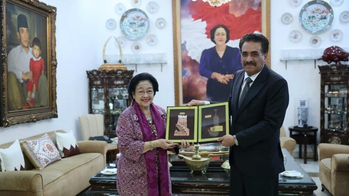 Megawati menerima kunjungan Duta Besar Yaman untuk Indonesia, Salem Ahmed Abdulrahman Balfakeeh, Senin (31/8/2026).