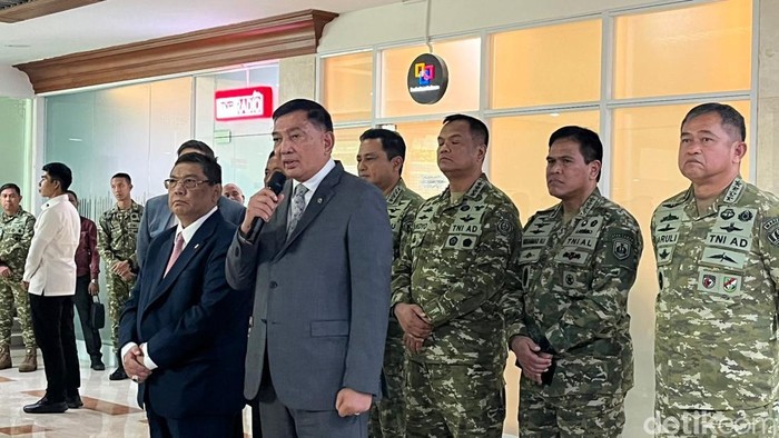 Menteri Pertahanan (Menhan) Sjafrie Sjamsoeddin