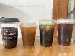 Adu Rasa 4 Es Kopi Peach Americano, Mana yang Paling Segar dan Nikmat?