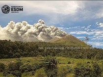 Usai Erupsi Sinabung, Cuaca di Karo Diprediksi Hujan Ringan