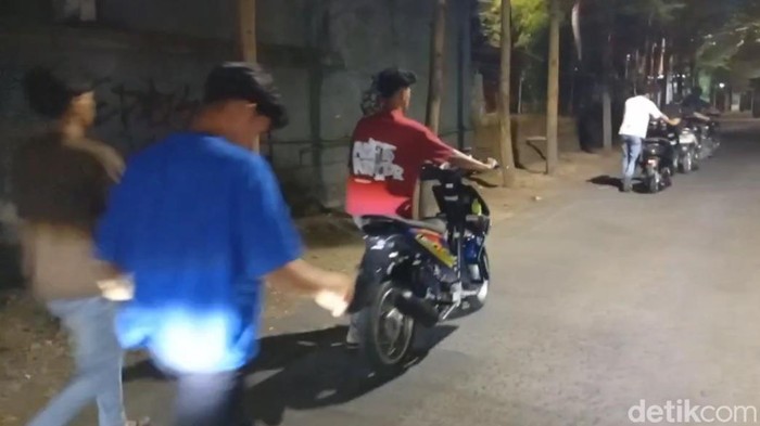 Polisi mengamankan remaja hendak balap liar di Makassar.