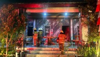 Posko Ormas di Kedoya Jakbar Kebakaran Dini Hari