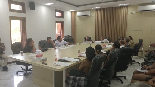 Rapat kerja Disparbud Bangli di kantor DPRD Bangli, Senin (31/8/2026). (Aryo Mahendro/detikBali)