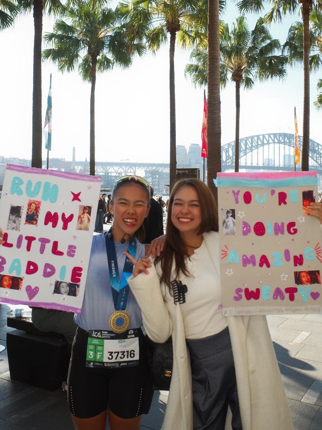 Super Effort! Rebecca Klopper Terbang ke Sydney Demi Support Teman Maraton
