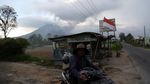 Potret Gunung Sinabung di Karo yang Kembali Erupsi