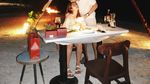 So Sweet! Romantisnya Sibad dan Krisjiana saat Makan Malam Bersama di Pulau