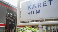 Serba-serbi Hari Terakhir Stasiun Karet Sebelum 'Pensiun'