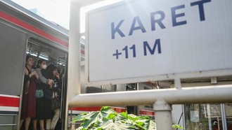 Serba-serbi Hari Terakhir Stasiun Karet Sebelum 'Pensiun'