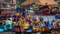 Dijamin Pemerintah, Nggak Ada Getok Harga di Pasar Apung Cai Rang Saat Libur Hari Nasional