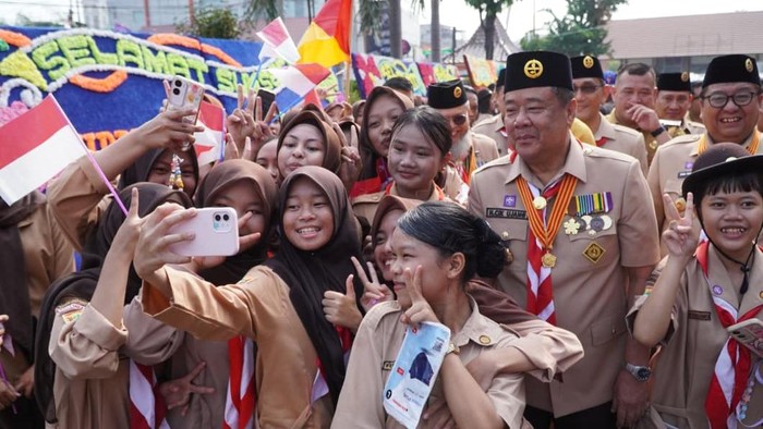 Wagub Sumsel memperingati HUT Pramuka ke-65 Kwartir Daerah Sumsel di SMK Negeri 6 Palembang