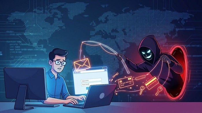 Ilustrasi phishing.