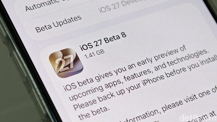 iOS 27 Beta 8