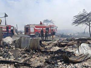 Ratusan KK Terdampak Kebakaran Hebat di Nakula
