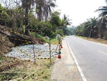 Sinkhole di Seblat Bengkulu Utara yang Semburkan Air Laut Ditutup