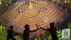 Menelusuri Kisah Candi Borobudur Lewat Pameran Imersif