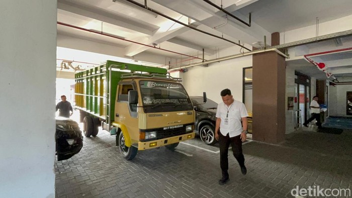 Penampakan truk yang dicuri di Lumajang dan gagal dijual saat di Pasuruan