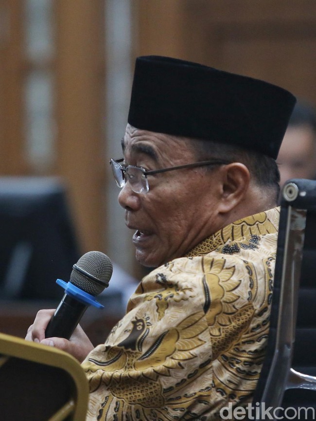 Potret Muhadjir Effendy Saat Bersaksi di Sidang Korupsi Kuota Haji