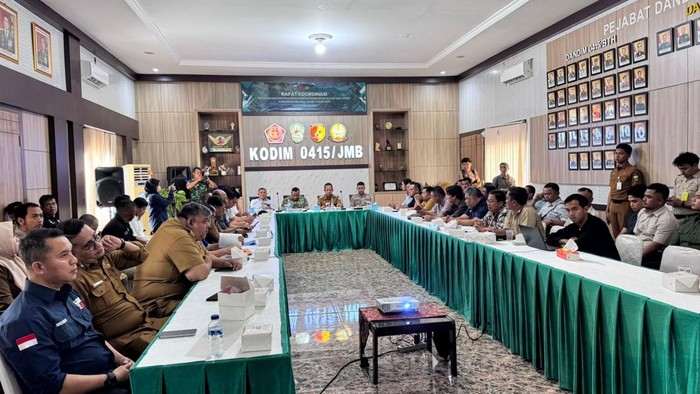 Rakor penanganan karhutla Muaro Jambi, Jambi